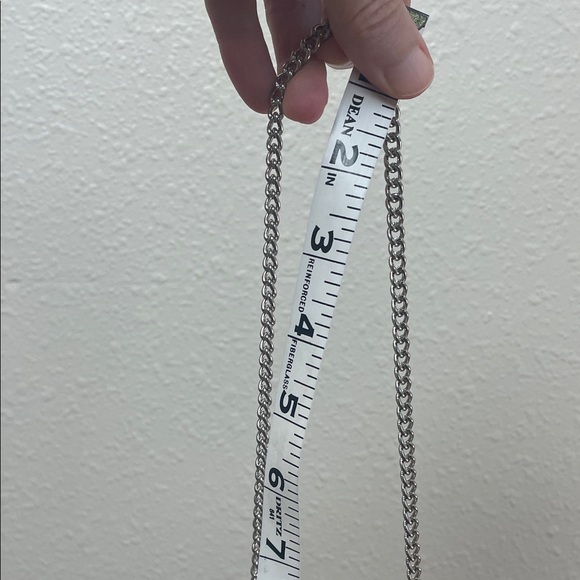 Vintage Metal Purse Sajai With Natural Agate Stones Long Chain mini bag - Picture 14 of 16